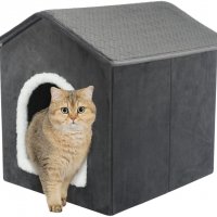 Къщичка за Котки и малки Кученца - 38 × 41 × 44 cм. - Модел: 37911, снимка 2 - За котки - 36980064