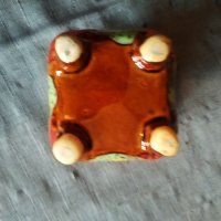 керамична кутийка за бижута, снимка 5 - Антикварни и старинни предмети - 30556456
