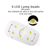 Лампа за маникюр UV/LED SUN 6W , снимка 6 - Продукти за маникюр - 30542631