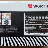 Wurth Zebra 1/2 и 1/4 гидория 59 части вложки камъни комплект, снимка 12 - Куфари с инструменти - 35384068