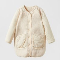 Ново Zara двулицево пухено палто/яке, размер 13-14 г. (164 см), снимка 1 - Детски якета и елеци - 44254898