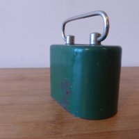 Метална касичка ДСК тъмно зелена, снимка 3 - Антикварни и старинни предмети - 42798004