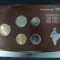 Индия 2011 - Комплектен сет , 5 монети , снимка 2 - Нумизматика и бонистика - 44499790