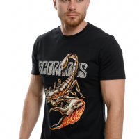 Нова мъжка тениска с дигитален печат на музикалната група Scorpions, снимка 7 - Тениски - 37699396