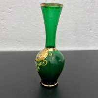 Стъклена вазичка BOHEMIA №4717 , снимка 3 - Антикварни и старинни предмети - 42792161