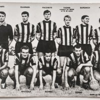 Черно-бяла картичка Интер 1966, снимка 1 - Филателия - 44447389