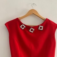 Fervente красива червена рокля, снимка 3 - Рокли - 29085333