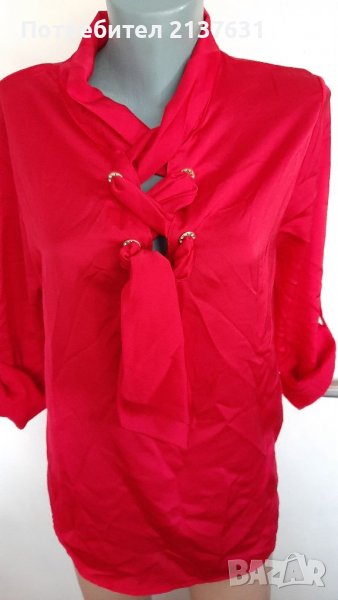 НОВИ с Етикет Италиански ДАМСКИ БЛУЗИ - Размер  M / L , снимка 1