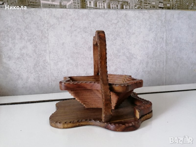 Дървени фруктиери от екзотично дърво, снимка 1