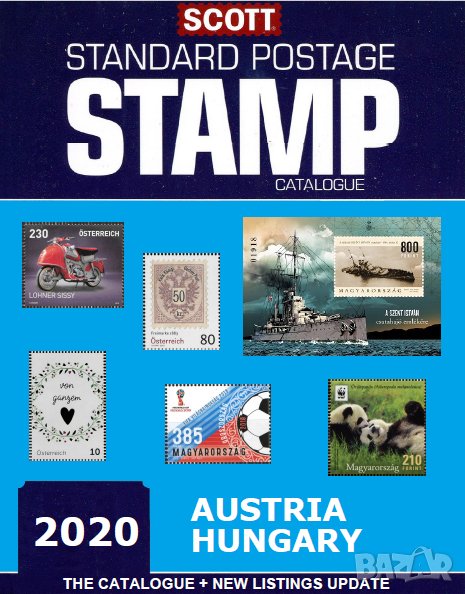 Scott 2020 Австрия,Унгария каталог пощенски марки(на DVD или онлайн), снимка 1
