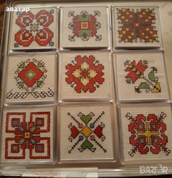 Ръчно бродирани магнити, снимка 1