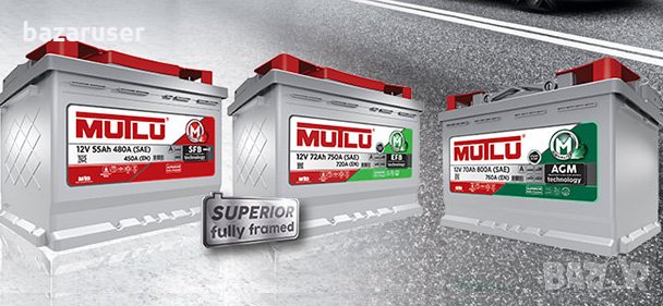 Пълната Гама Акумулатори MUTLU-Silver/Mega Calcium/AGM Technology/Full Energy/Japan Standard, снимка 1