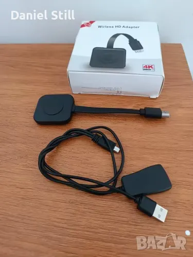 Донгъл WiFi приемник аудио 4K Ultra HD видео трансмитер , снимка 1