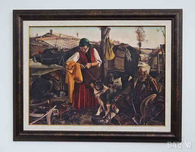”След оран”, Златю Бояджиев, картина , снимка 1