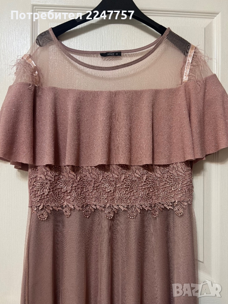 Официална рокля пепел от рози, снимка 1