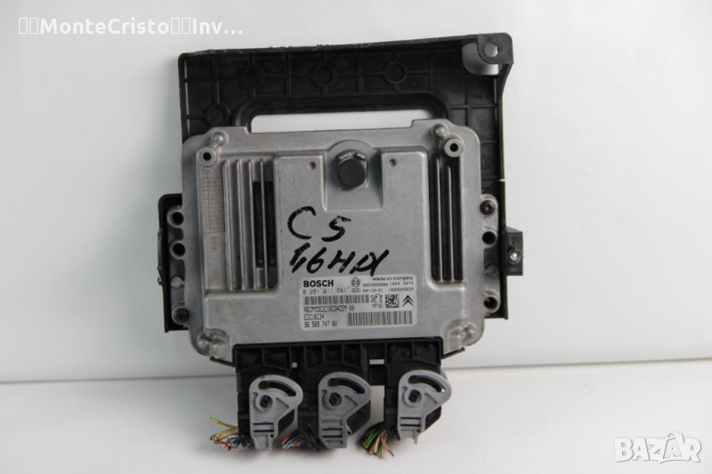Моторен компютър Citroen C5 (2004-2008г.) 0 281 011 561 / 0281011561 / 96 569 747 80 / 9656974780, снимка 1