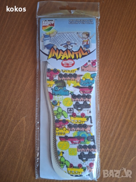 Детски стелки за обувки с принт 25-36 номер, снимка 1