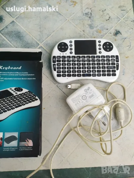 Мини безжична клавиатура с тъчпад, снимка 1