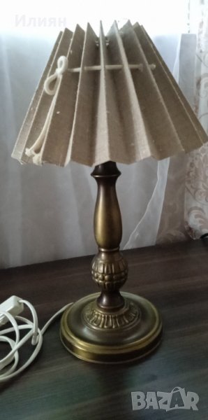 Настолна бронзова лампа , снимка 1