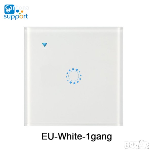 Wi FI сензорен интелигентен превключвател за осветление eWeLink, Alexa, Google Home, снимка 1