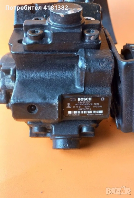 Audi VW 2.7 3.0 TDI ГНП Дизелова помпа Bosch 0445010171 059130755S, снимка 1