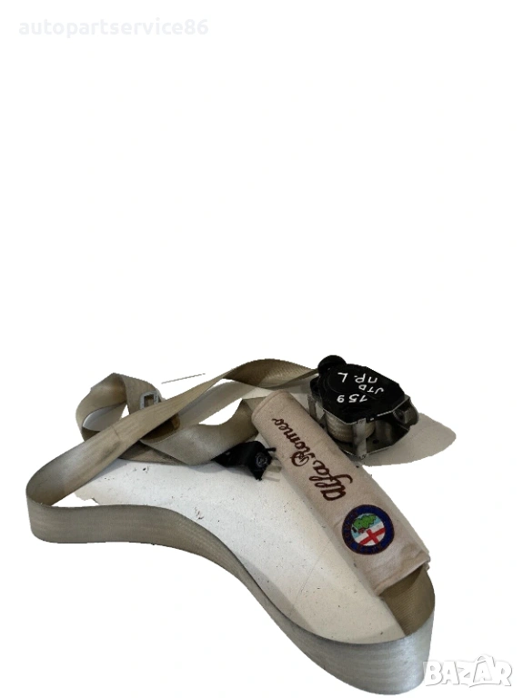 Преден ляв колан за безопасност, бежов за Alfa Romeo 159 Sportwagon 2.0 M-Jet (2009), снимка 1