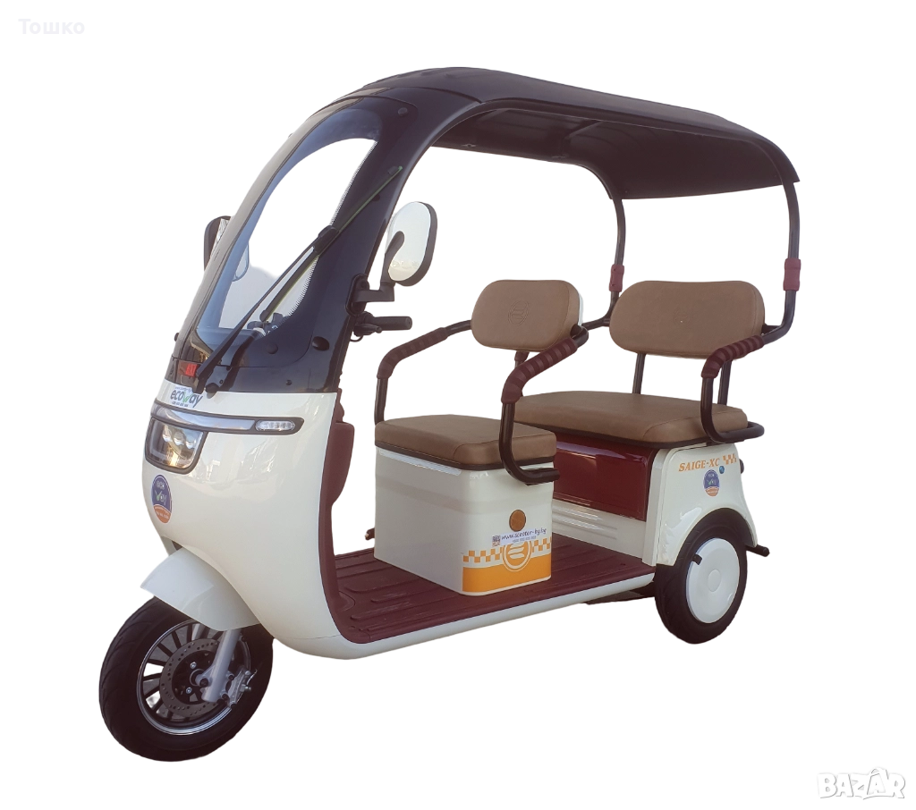 Електрическа триколка EcoWay XC с покрив, снимка 1