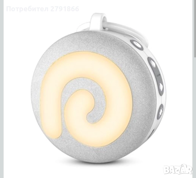 Dreamegg машина за бял шум D11 преносима звукова машина с нощна светлина за бебета,деца и възрастни, снимка 1