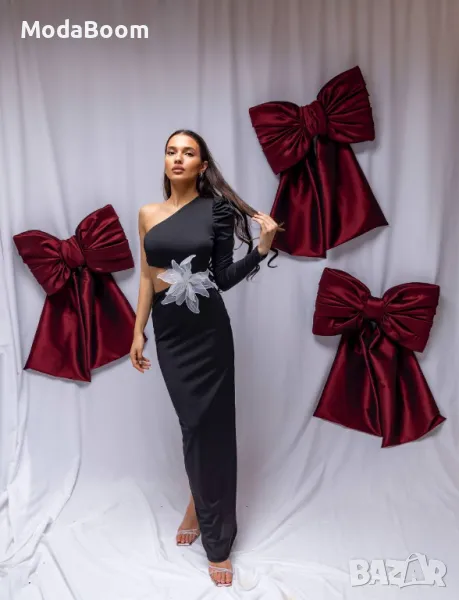 Дълга официална дамска рокля , снимка 1