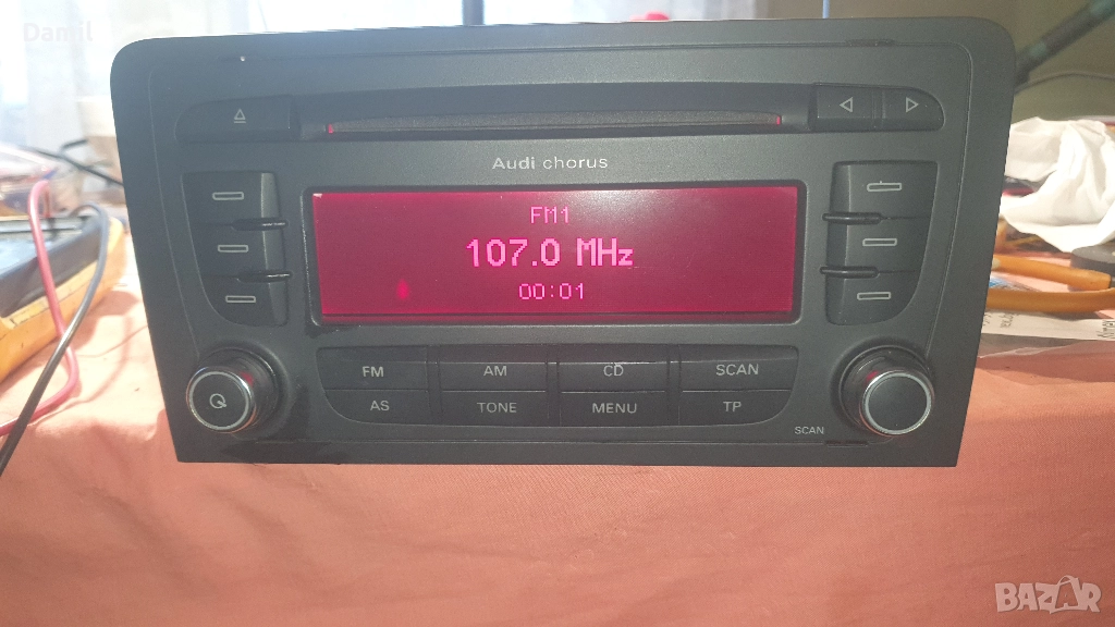 Cd Radio Player Audi_A3 Concert mp3 Blaupunkt, снимка 1
