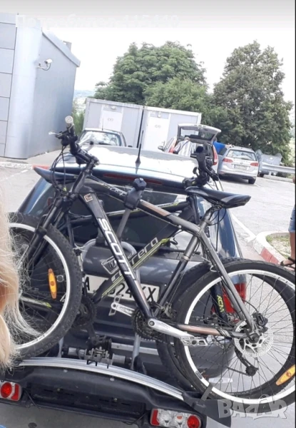 Багажник за теглич за два велосипеда, снимка 1