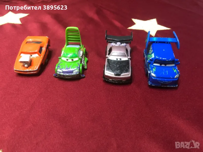 Disney Pixar Cars Lightning McQueen Racing - Wingo, Snod-rod, Dj, Boost., снимка 1