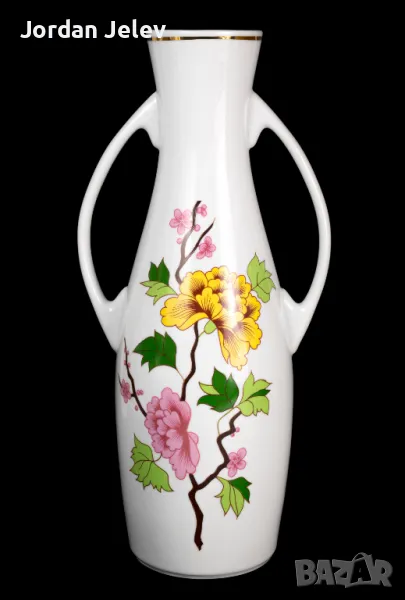 Голяма ваза от Hollohaza Hungary., снимка 1