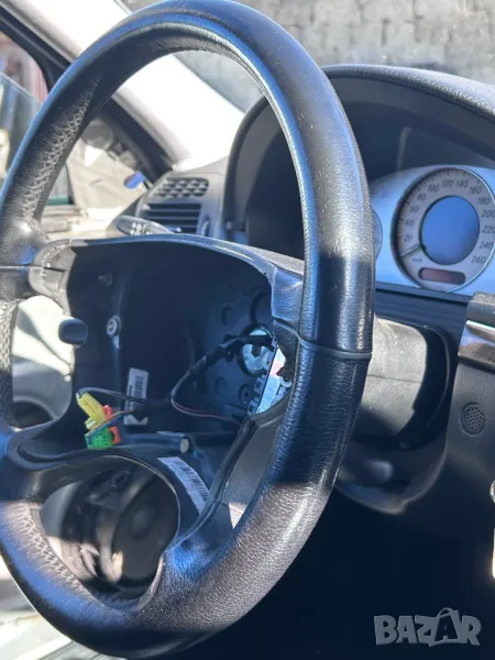 Оригинален кожен волан за Мерцедес Е класа W211 Facelift 2007 фейслифт волан , снимка 1