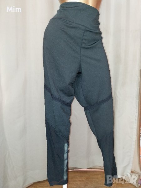  4XL Черен еластичен клин с прозрачен тюл в долната част за едра дама , снимка 1