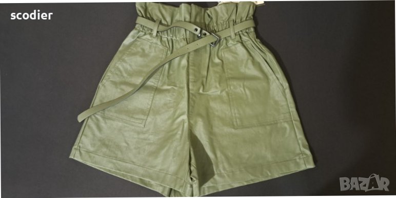 Manosque - къси кожени панталони S, снимка 1