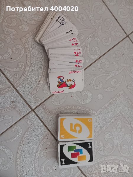 Нормални карти+Карти за игра UNO, снимка 1