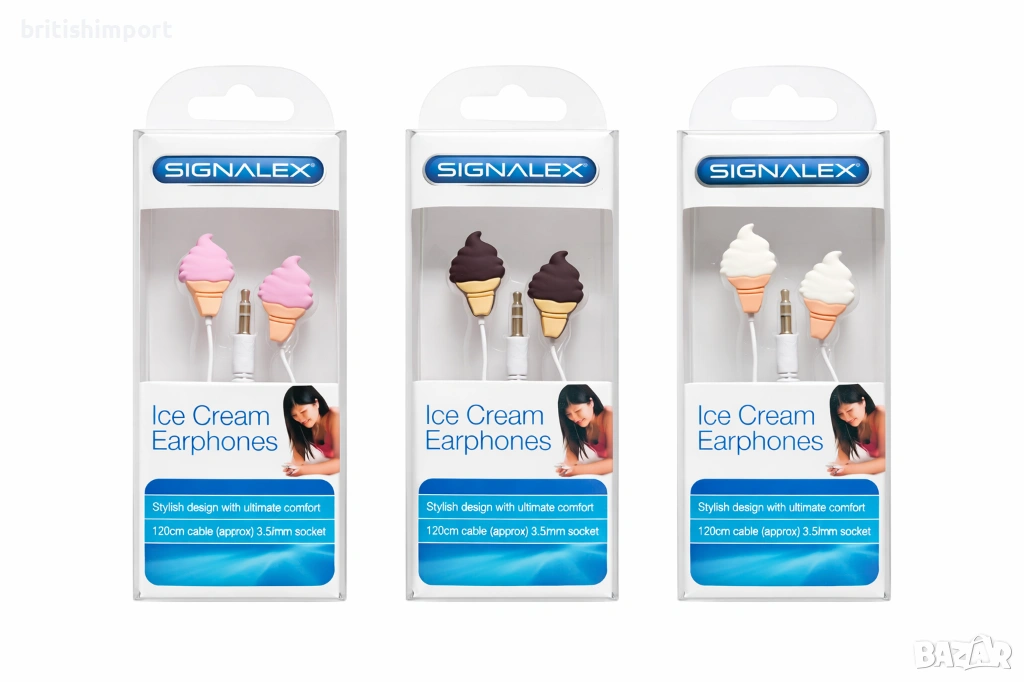 Слушалки тапи сладоледи, снимка 1