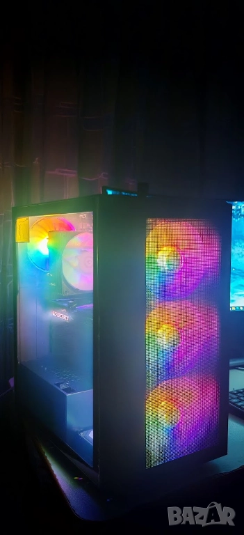 Гейм PC Ryzen 7 5700X/32Gb/512Gb SSD+1.5Tb HDD/RTX 3060 12Gb/Гаранция, снимка 1