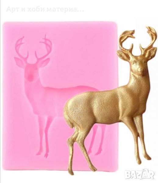 Силиконов молд елен, снимка 1