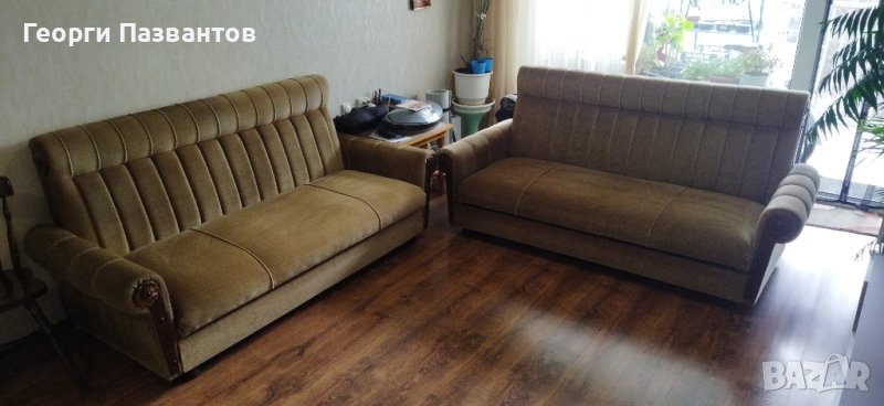 Продавам два броя дивани (разтегателни), снимка 1