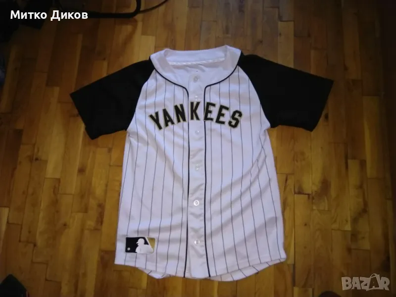 New York Yankees baseball бейзболна тениска маркова на Majestic размер М, снимка 1