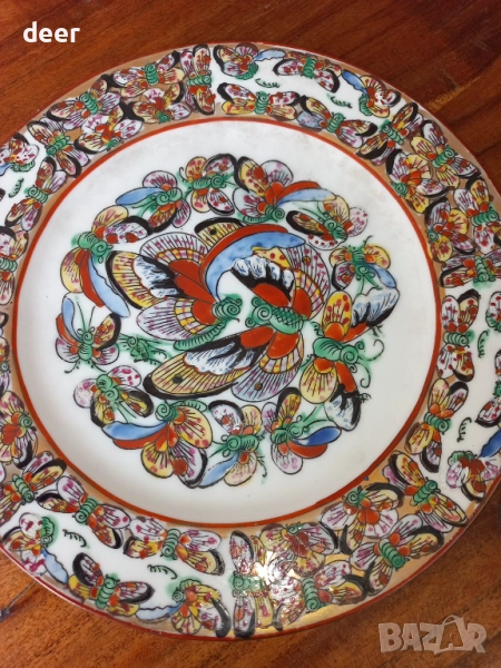 Ръчно нарисувана чиния , снимка 1