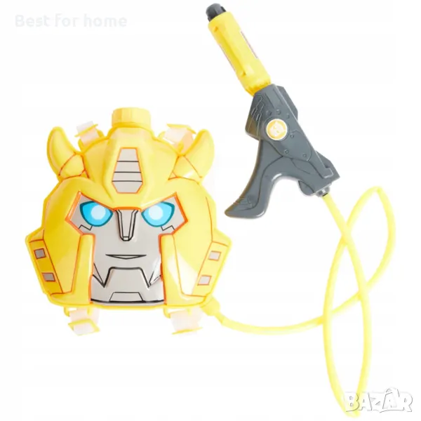 Воден пистолет с резервоар раница Transformers Earthspark, снимка 1