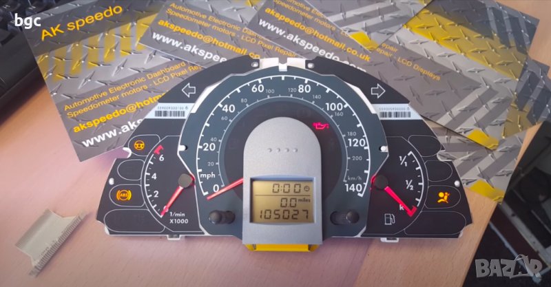 VW Fox Пиксели Ремонтен Комплект за VW Fox 2005-2008 Липсващи Пиксели Екран Дисплей Километраж, снимка 1