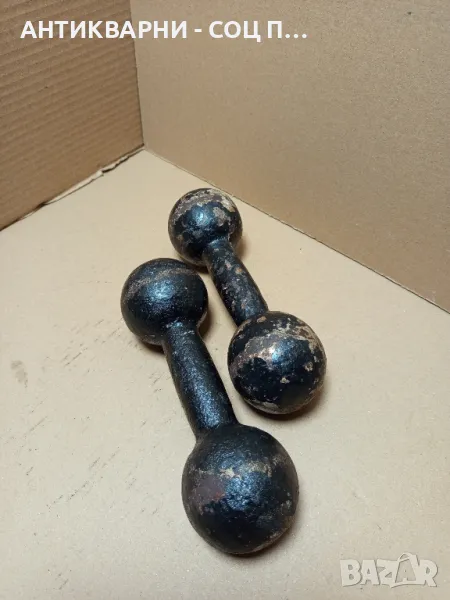 Комплект Соц Стари Гирички Дъмбели Общо Тегло 6.400кг., снимка 1