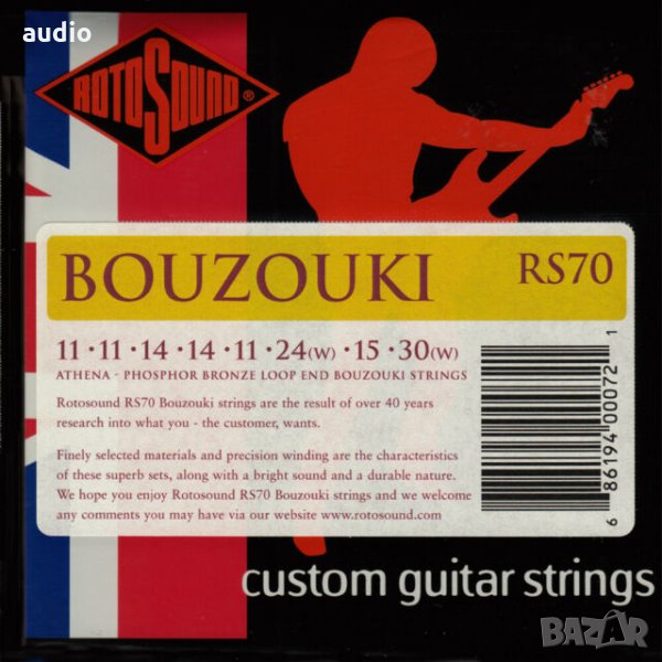 Струни за бузуки ROTOSOUND RS70, снимка 1