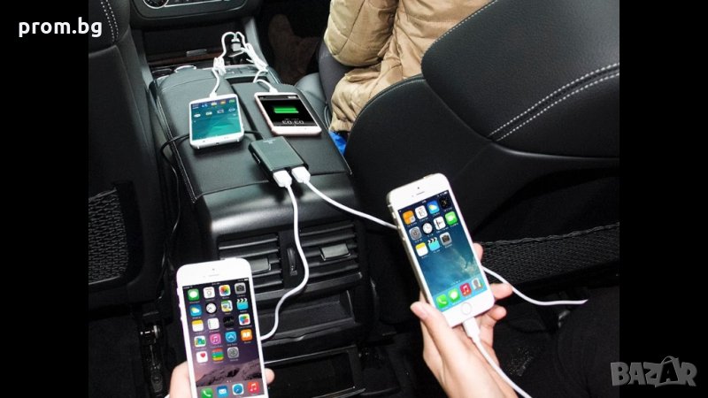 Belkin авто зарядно с 4 USB порта за лек автомобил, Германия, снимка 1