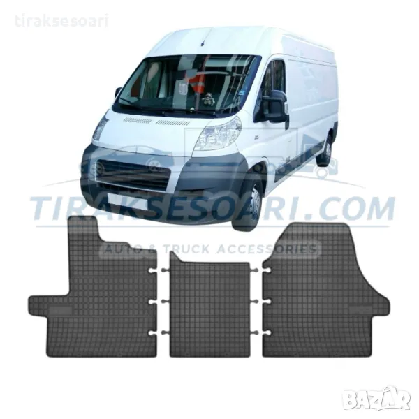 Полски Гумени стелки за бус Fiat Ducato 3 Gen след 2006 година , снимка 1