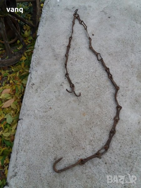 Стара верига за огнище, снимка 1